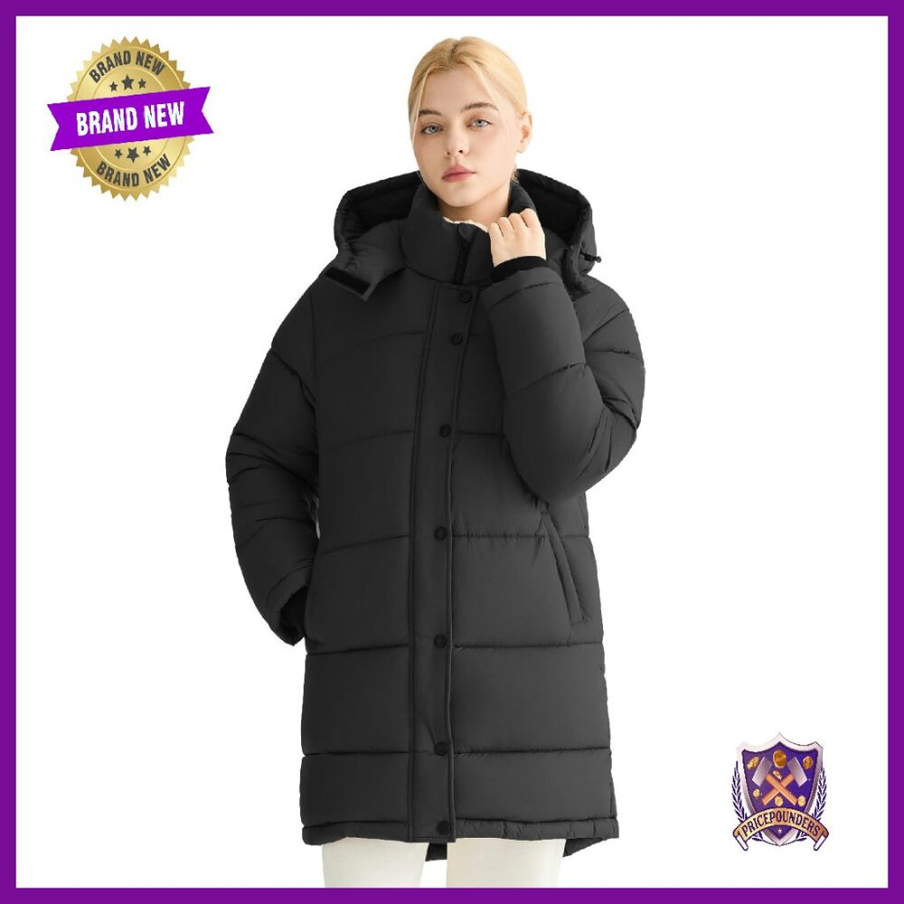 Mid-Length Waterproof Puffer Coat, Down Alternative, Quilted Parka